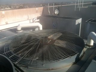 Top View of Cooling Tower - 6 ft Blades